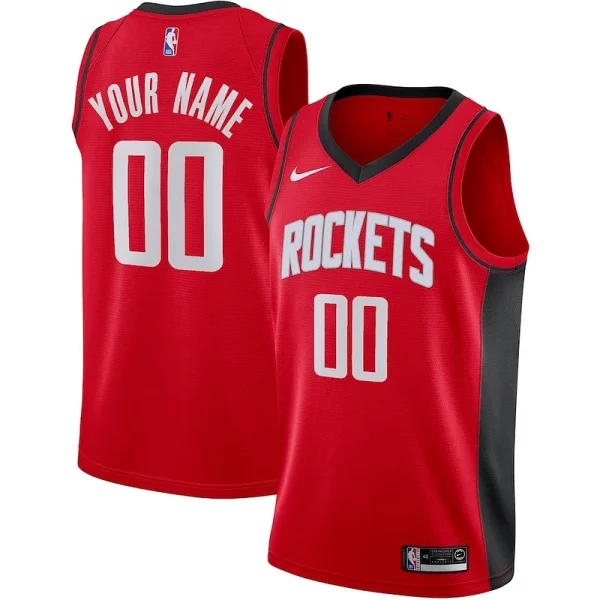 Houston Rockets Nike Custom Swingman Jersey Icon Edition Red