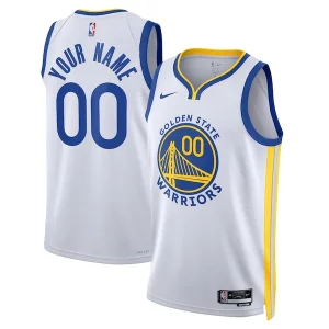 Golden State Warriors Nike Unisex Swingman Custom Jersey White Association Edition