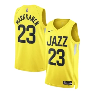 Lauri Markkanen Utah Jazz Nike Unisex Swingman Jersey Association Edition Gold