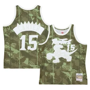Vince Carter Toronto Raptors Hardwood Classics 1998/99 Ghost Green Swingman Jersey Camo