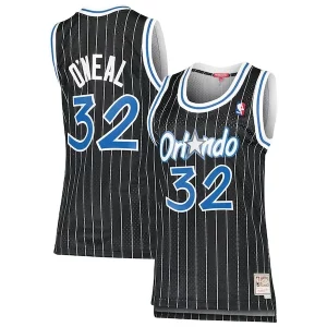 Shaquille O'Neal Orlando Magic Women's 1995/96 Hardwood Classics Swingman Jersey Black