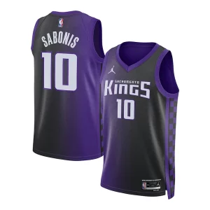 Domantas Sabonis Sacramento Kings Jordan Brand Unisex Swingman Jersey Statement Edition Purple