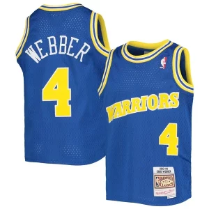 Chris Webber Golden State Warriors Youth 1993/94 Hardwood Classics Swingman Jersey Royal