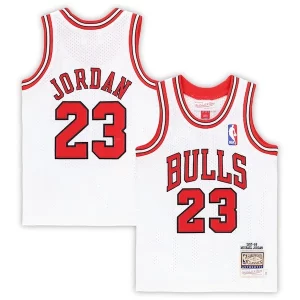 Michael Jordan Chicago Bulls Toddler 1997/98 Hardwood Classics Authentic Jersey White/Black/Red