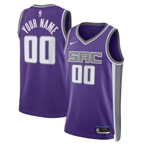 Sacramento Kings Nike Unisex Swingman Custom Jersey Purple Icon Edition