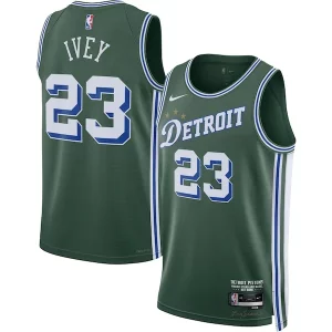 Jaden Ivey Detroit Pistons Nike 2022/23 Swingman Jersey City Edition Green