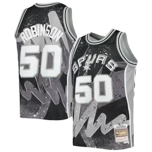 David Robinson San Antonio Spurs Hardwood Classics 1998/99 Hyper Hoops Swingman Jersey Black