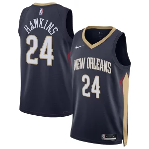 Jordan Hawkins New Orleans Pelicans Nike Unisex Swingman Jersey Icon Edition Navy