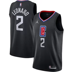 Kawhi Leonard LA Clippers Jordan Brand 2020/21 Swingman Jersey Statement Edition Black