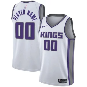 Sacramento Kings Nike 2020/21 Swingman Custom Jersey Association Edition White