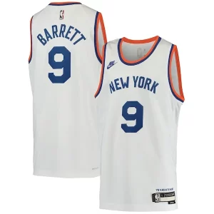 RJ Barrett New York Knicks Nike Youth 2021/22 Swingman Player Jersey Classic Edition White