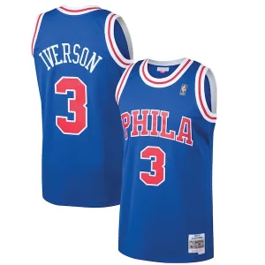 Allen Iverson Philadelphia 76ers 1996/97 Hardwood Classics Swingman Jersey Royal