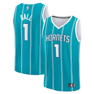 LaMelo Ball Charlotte Hornets Youth Fast Break Replica Player Jersey Icon Edition Teal