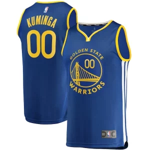 Jonathan Kuminga Golden State Warriors 2021 NBA Draft First Round Pick Fast Break Replica Jersey Royal Icon Edition