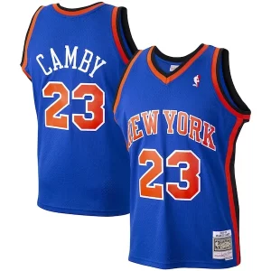 Marcus Camby New York Knicks 1998/99 Hardwood Classics Swingman Jersey Blue