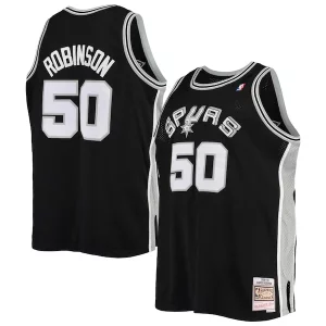 David Robinson San Antonio Spurs 1998/99 Big & Tall Hardwood Classics Swingman Jersey Black