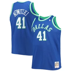 Dirk Nowitzki Dallas Mavericks Big & Tall 1998/99 Hardwood Classics Swingman Jersey Blue
