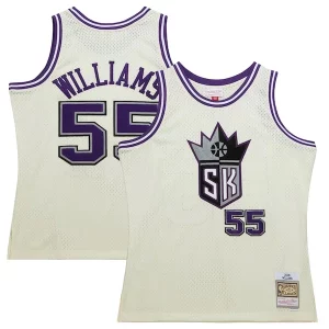 Jason Williams Sacramento Kings Chainstitch Swingman Jersey Cream
