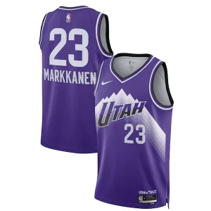 Lauri Markkanen Utah Jazz Nike Unisex 2023/24 Swingman Jersey Purple City Edition