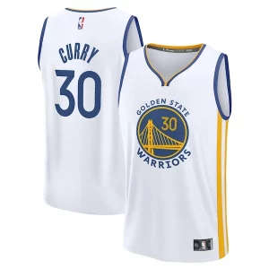 Stephen Curry Golden State Warriors Youth Fast Break Replica Jersey Association Edition White