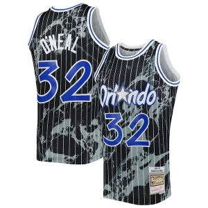 Shaquille O'Neal Orlando Magic 1994/95 Hardwood Classics Marble Swingman Jersey Black