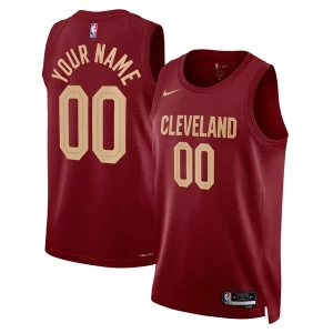 Cleveland Cavaliers Nike Unisex Swingman Custom Jersey Burgundy Icon Edition