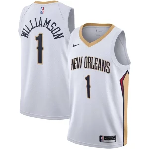 Zion Williamson New Orleans Pelicans Nike 2019/2020 Swingman Jersey Association Edition White/Navy