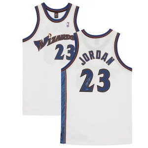 Michael Jordan Washington Wizards Authentic Autographed White Nike Jersey