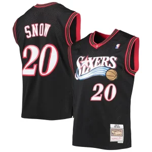 Eric Snow Philadelphia 76ers 2000/01 Hardwood Classics Swingman Jersey Black