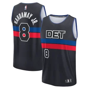 Tim Hardaway Jr. Detroit Pistons Fast Break Player Jersey Statement Edition Black