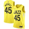 Donovan Mitchell Utah Jazz Nike Unisex Swingman Jersey Icon Edition Gold
