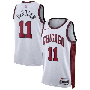 DeMar DeRozan Chicago Bulls Nike Unisex 2022/23 Swingman Jersey City Edition White