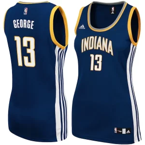 Paul George Indiana Pacers adidas Women's Replica Jersey Navy