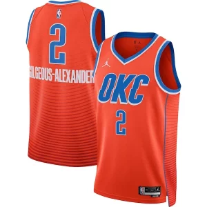 Shai Gilgeous-Alexander Oklahoma City Thunder Jordan Brand Unisex Swingman Jersey Statement Edition Orange