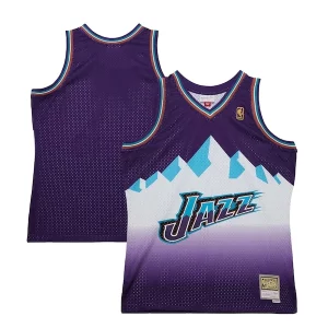 Utah Jazz 1996-97 Hardwood Classics Swingman Jersey Purple