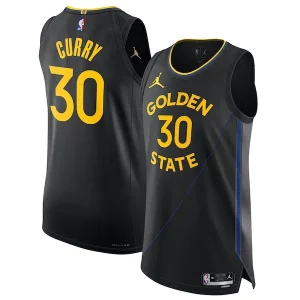 Stephen Curry Golden State Warriors Jordan Brand 2024/25 Authentic Jersey Statement Edition Black