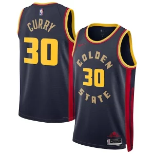 Stephen Curry Golden State Warriors Nike Unisex 2024/25 Swingman Player Jersey City Edition Navy