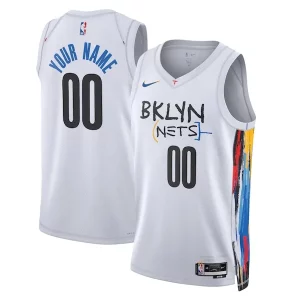 Brooklyn Nets Nike Unisex 2022/23 Swingman Custom Jersey City Edition White