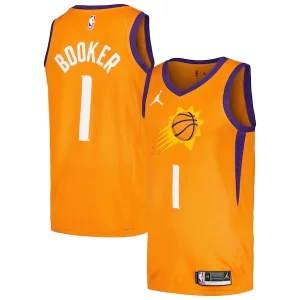 Devin Booker Phoenix Suns Jordan Brand Swingman Player Jersey Statement Edition Orange
