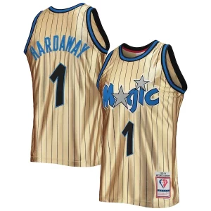Penny Hardaway Orlando Magic 75th Anniversary 1993/94 Hardwood Classics Swingman Jersey Gold