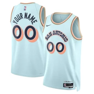 San Antonio Spurs Nike Unisex 2024/25 Custom Swingman Jersey City Edition Light Blue