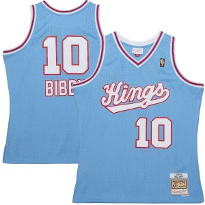Mike Bibby Sacramento Kings 2001/02 Hardwood Classics Swingman Jersey Light Blue