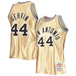 George Gervin San Antonio Spurs 75th Anniversary 1977/78 Hardwood Classics Swingman Jersey Gold