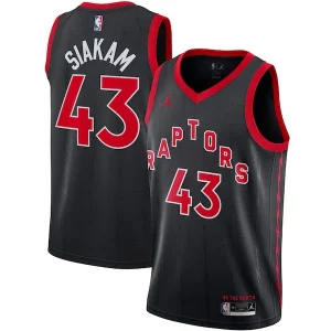 Pascal Siakam Toronto Raptors Jordan Brand 2020/21 Swingman Jersey Statement Edition Black