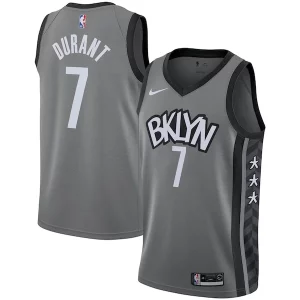Kevin Durant Brooklyn Nets Nike 2019/2020 Swingman Jersey Statement Edition Gray