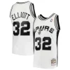 Sean Elliott San Antonio Spurs 1998/99 Hardwood Classics Swingman Jersey White