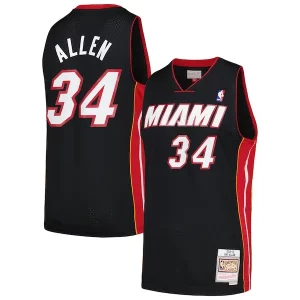 Ray Allen Miami Heat 2012/13 Hardwood Classics Swingman Jersey Black