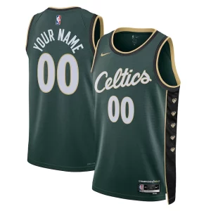 Boston Celtics Nike Unisex 2022/23 Swingman Custom Jersey City Edition Kelly Green