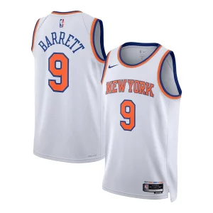 RJ Barrett New York Knicks Nike Unisex Swingman Jersey Association Edition White