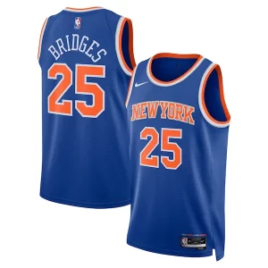 Mikal Bridges New York Knicks Nike Unisex 2024 Offseason Addition Nike Swingman Jersey Blue